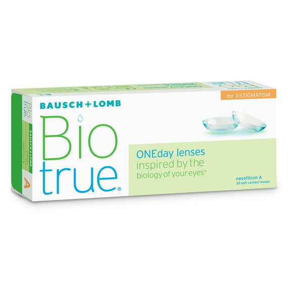 Bausch & Lomb Bioture 1-Day For Astigmatism (Transparent 透明) 日拋 30片