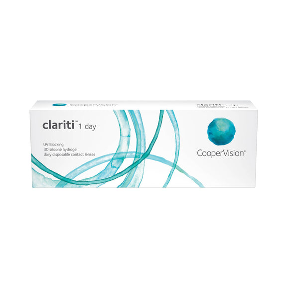Clariti 1-Day With Sillicone Hydrogel (Transparent 透明)每日矽水凝膠即棄隱形眼鏡 日拋 30片