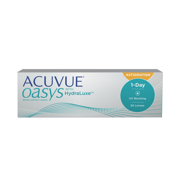 Acuvue  Oasys 1-Day With Hydraluxe For Astigmatism 每日拋棄型散光 (近視/遠視) 每日拋棄型30片