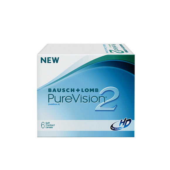 Bausch & Lomb Pure Vision 2 HD 1 Month 每月即棄Con (Transparent 透明)(6片)
