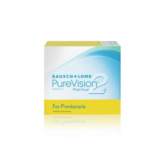 Bausch & Lomb Pure Vision 2 HD Multifocal 1 Month (Transparent 透明) 每月即棄漸進多焦點(老花) Con (6片)