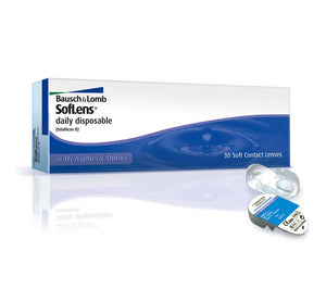 Bausch & Lomb Soflens Daily Disposale 1-Day  高清保濕Con (Transparent 透明) 日拋 30片